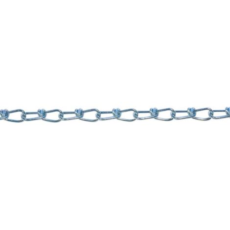 PÖSAMO Knotenkette DIN 5686 Zn 1,0 Ro.30m (130x60) 30 Stk (1/4)