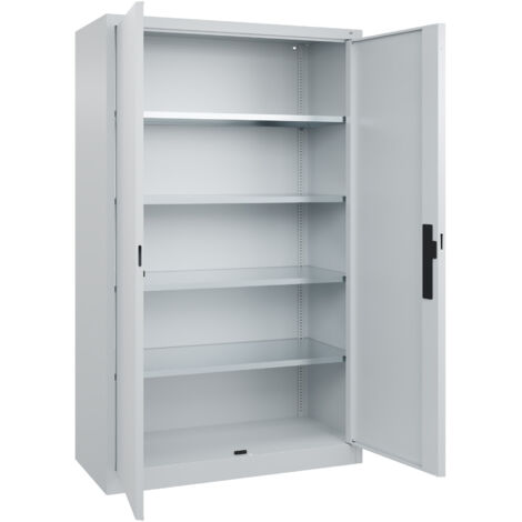 C+P Flügeltürenschrank Serie 89, 1950x1200x500mm, 7035/7035 (1/5)