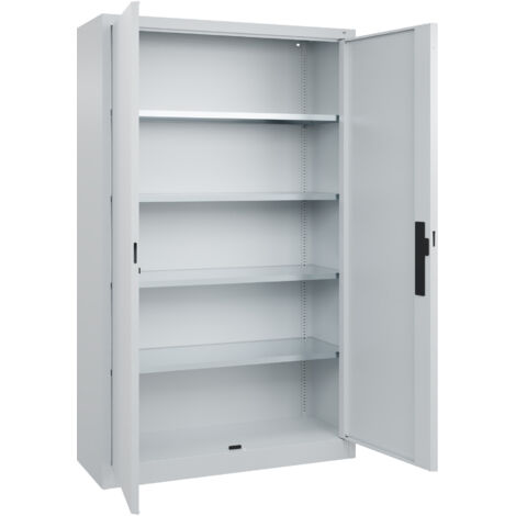 C+P Flügeltürenschrank Serie 89, 1950x1200x400mm, 7035/7035 (1/5)
