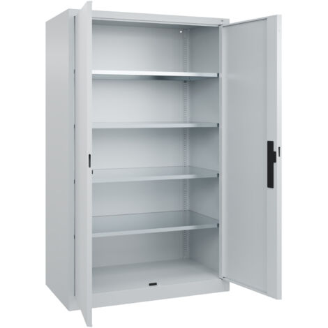 C+P Flügeltürenschrank Serie 89, 1950x1200x600mm, 7035/7035 (1/5)