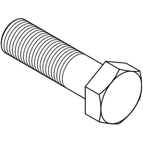 Sechskantschraube Mit Schaft - DIN 931 M6 - Edelstahl V2A - Schrauben