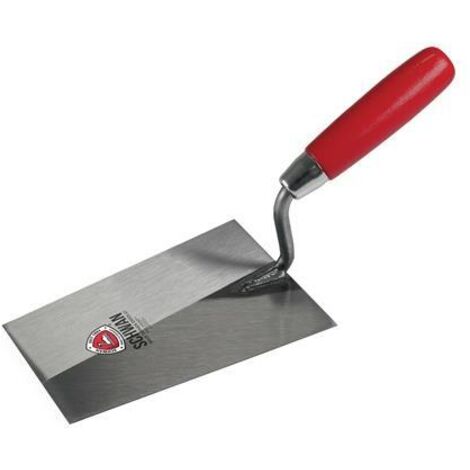Tiroler Maurerkelle Länge 180 mm Breite 125 mm Holzheft, S-Hals gehärteter Stahl