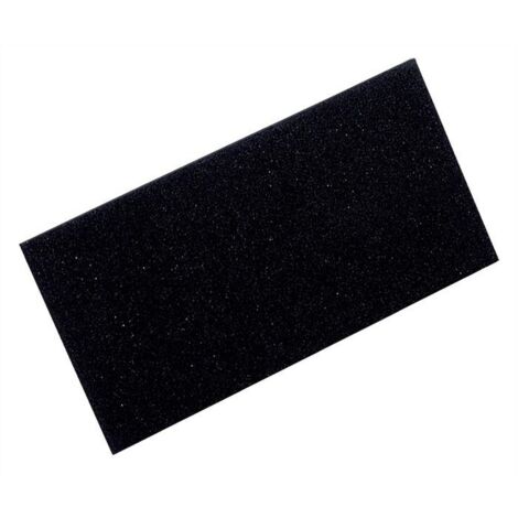 Zellgummiauflage L280xB140xS10mm schwarz