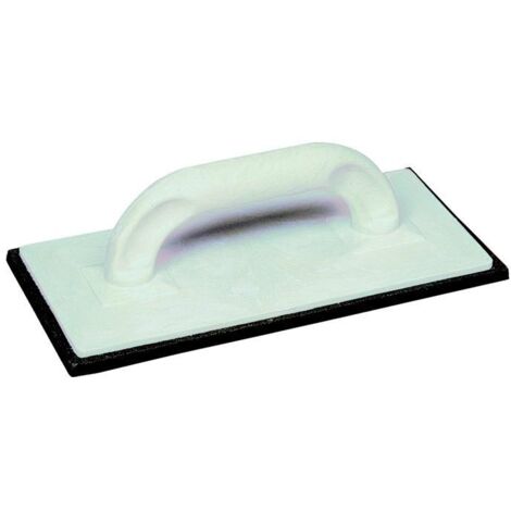 Reibebrett mit Zellgummiauflage Kunststoff L240xB120xS10mm
