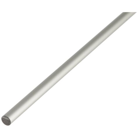 GAH Alberts Rundstange glatt, , Durchmesser 10mm, L1000mm Aluminium silberf. Elox. 0