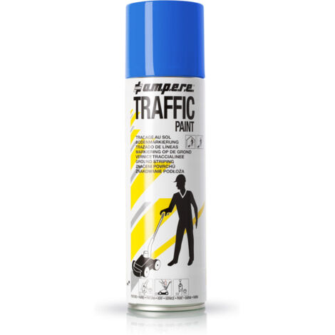 AMPERE TRAFFIC PAINT Bodenmarkierspray Traffic Paint 500ml blau 12 Stk (1/5)