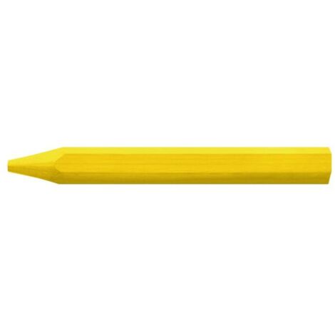 Signierkreide 795 ECONOMY 110x11mm gelb 6eckig gespitzt unpapiert LYRA
