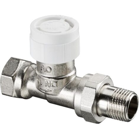Oventrop Thermostatventil Baureihe AV 9 DN 20, Durchgang, Messing vernickelt
