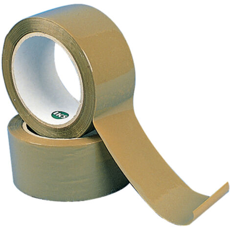 Gerlinger BOPP-Verpackungsklebeband 50mm x 66m, transparent Naturkautschukkleber, leise