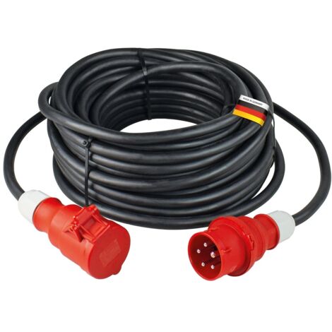 as-Schwabe CEE-Verlängerung 10m 16A IP44, H07RN-F5G2,5, 400V