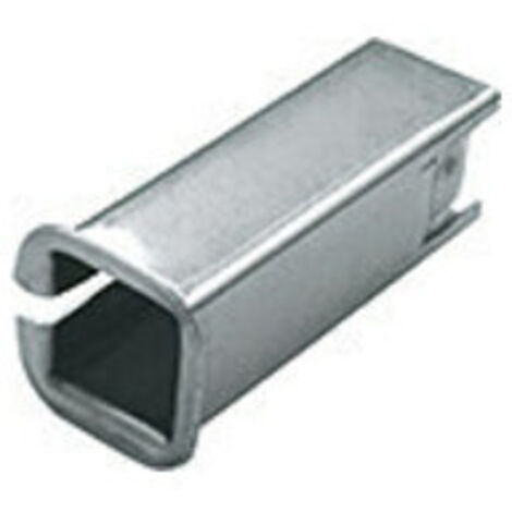 HOPPE Ausgleichshülse für Vierkantstift 8/9mm, Eisen silber blank