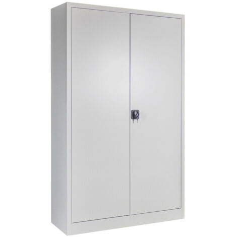 STIER Universalschrank Premium mit 4 verz. Einlegeböden 1950x1200x400mm lichtgrau (1/5)