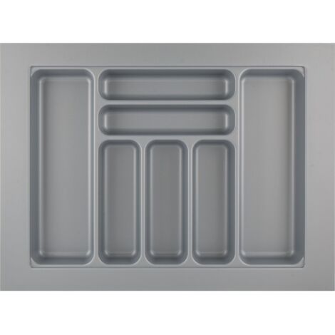 HETTICH Orga Tray 440 Besteckeinsatz, Tiefe 440-520mm, Nennbreite 700mm, silber