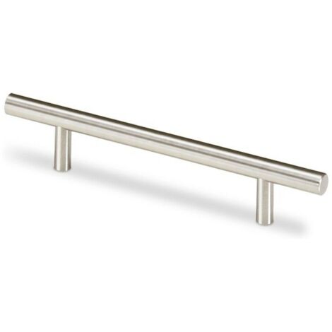 Hettich Stangengriff Salvia, Bohrabst. 128mm, L 188mm, ø 10mm, Edelstahl gebürstet