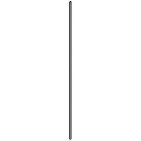 Schake Schaftrohr 40 x 40 mm verzinkt, Länge: 2,50 m (1/3)