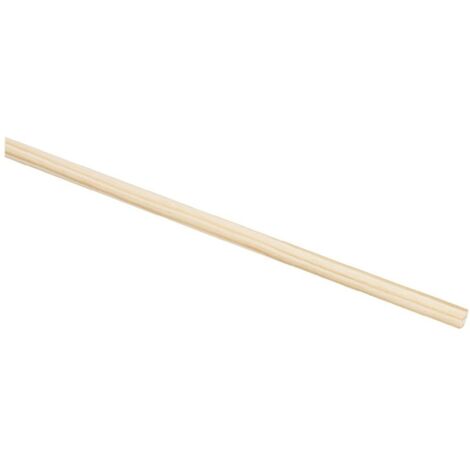 Nölle Holzbesenstiel 24 mm 160 cm, Rundkopf