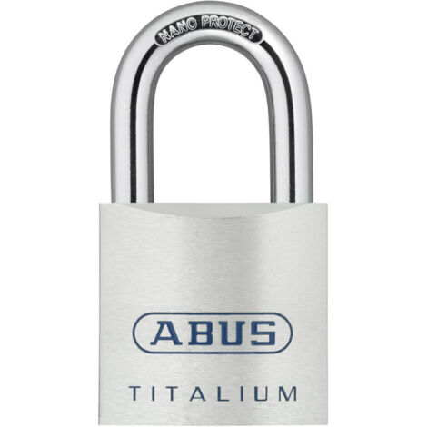 Zylindervorhangschloss 80TI/50 Schlosskörper-B.50mm Titalium versch.-schl.ABUS