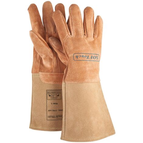 WELDAS Schweißerhandschuh(Argon) Nr. 10-1003, Gr. M Schweinsleder (1 Paar)