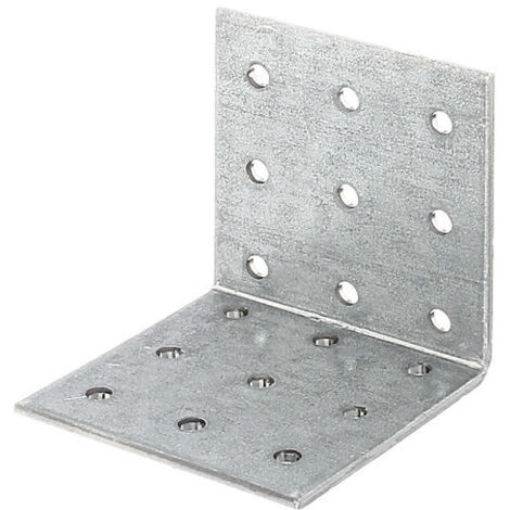 GAH Alberts Lochplattenwinkel ohne Aussteifung 60 x 60 x 60mm mit CE- Ja Stahl sendverz.