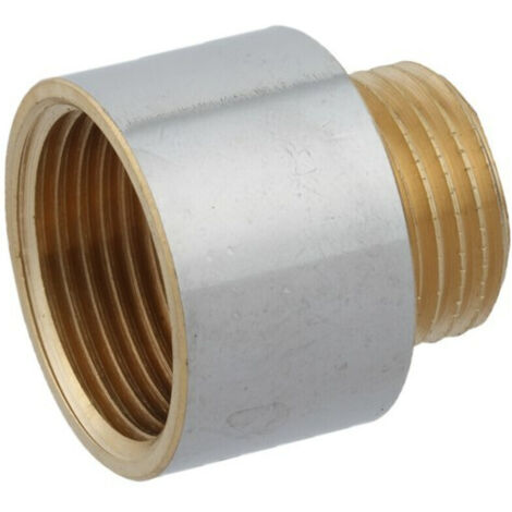 KIRCHHOFF MS Reduzier-Hahnverläng. Chrom, 1/2"IG x 3/8"AG (1/2)