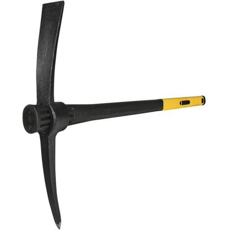 Idealspaten Kreuzhacke Stahl 1,5 kg mit Fiberglasstiel
