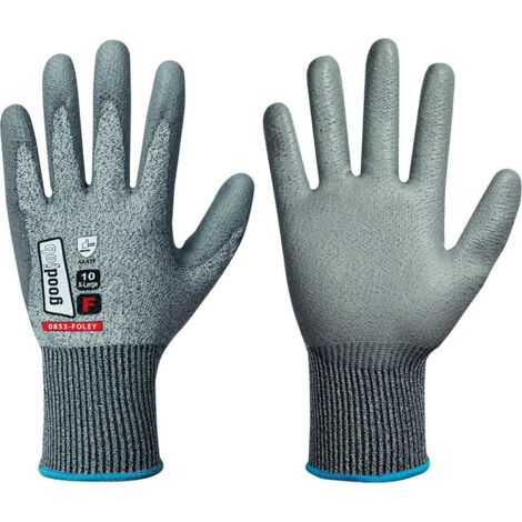 Schnittschutzhandschuhe FOLEY Größe 09 grau EN 388, EN 21420 PSA-Kategorie II