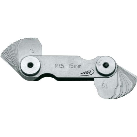Helios Preisser Radienschablone 15 Blatt 15,5-25,0mm (1/3)