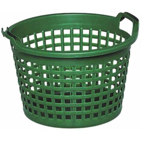 Gartenkorb 25 kg, grün, rund