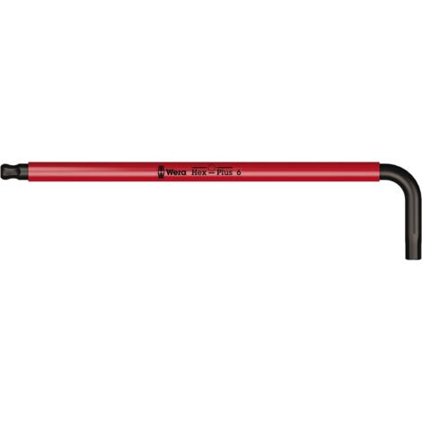Wera 950 SPKL Winkelschlüssel Multicolour, Innen-6KT, SW 6,0 mm,, Länge 172 mm