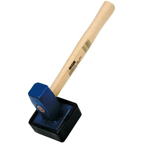 Idealspaten Plattenlegehammer 1,5 kg eckig mit Stiel (1/2)