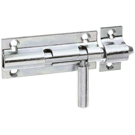 GAH Alberts Bolzenriegel mit befestigter Schlaufe gerade, 110mm Stahl, galvanisch verz. (1/3)