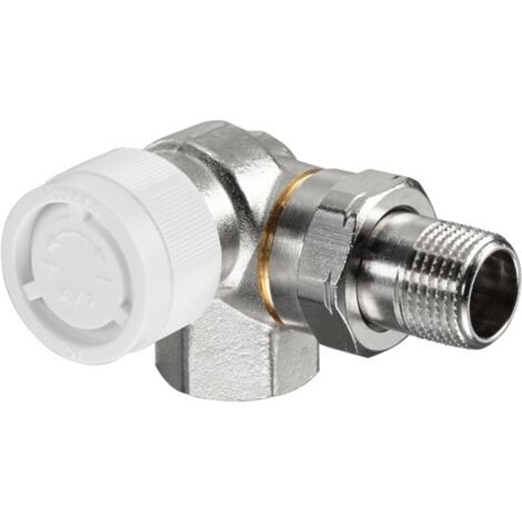 Oventrop Thermostatventil Baureihe AV 9 DN 15, Wink/Eck, li, Messing vernickelt