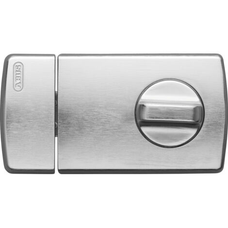 ABUS Tür-Zusatzschloss 2110S silber, Innen mit Drehknopf (1/5)