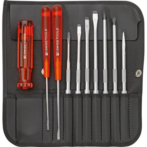 PB Swiss Tools Wechselklingen-Satz 10-teilig in Rolltasche (1/4)