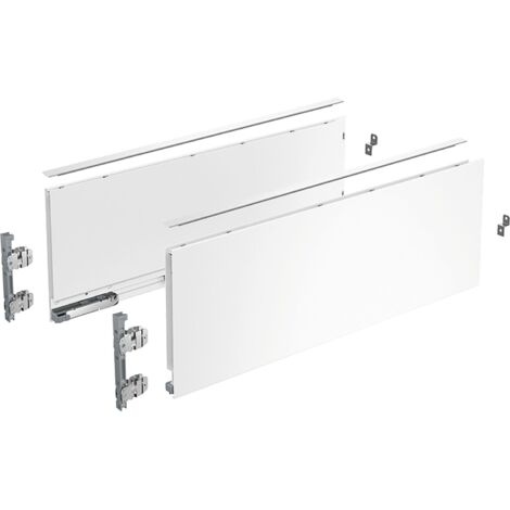 Hettich Zarge AvanTech YOU Set, Höhe 187 mm, NL 450 mm, weiß, links und rechts