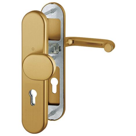Hoppe Schutzgarnitur Paris 86G/3331/3310/138L Alu. F4 72mm 42-47mm