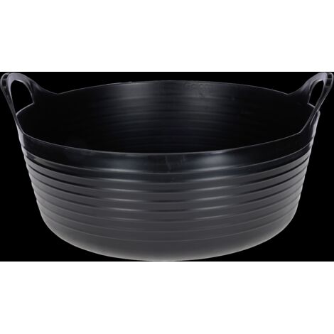 Kerbl Trog FlexBag schwarz (Fassungsvermögen 15 Liter, Futtereimer) 3228265