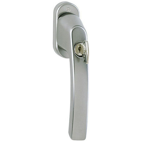 HOPPE DK-Fenstergriff abschließbar Luxemb. 099S/U52Z 200NM gleichschl., 7/37,F9 (1/3)
