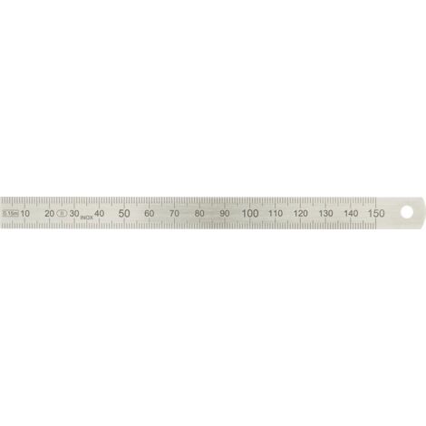 Helios Preisser Biegsamer Stahlmaßstab Teilung mm 200 x 13 x 0,5 mm (1/5)