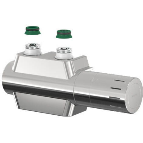 Flamco Ventilarmatur VARIODESIGN verchromt, mit Thermostatkopf und Blende