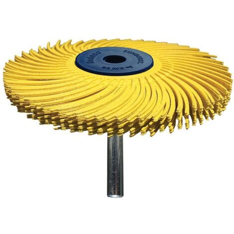 TYROLIT RadialschleifSchaftbürste, Durchmesser 51x6,4mm A80 gelb Typ TC, S6x40mm (1/3)