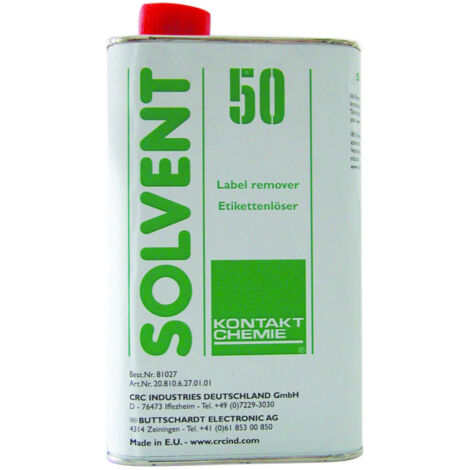 KONTAKT CHEMIE KC Etikettenlöser flüssig Solvent 50, 1 Liter Dose (1/5)