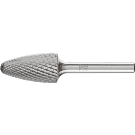 PFERD Hartmetall Frässtift Rundbogen RBF Ø 16x30mm Schaft-Ø 6 mm Z4 universal mittel fein (1/5)