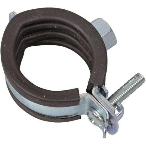 KIRCHHOFF Rohrschelle, 26 - 28 mm, schallgedämmt, für 3/4", mit M8 Gewindemuffe (1/2)
