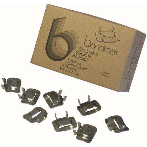 bandimex Schlaufe V2A 12,7mm-1/2", 100 Stück (1/4)