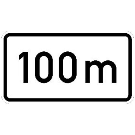 Zusatzschild 1004-30, 231x420mm 100m RAL-Gütezeichen Folie RA1 (1/2)