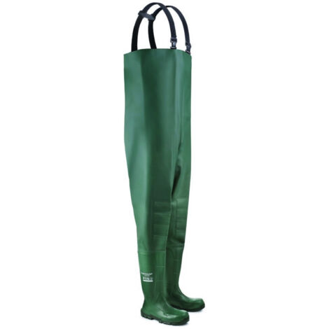 Dunlop Wathose JobGUARD ,brusthoch, S5 SR Gr. 46 (1/2)