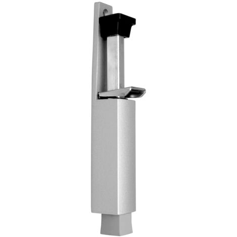 DENI ABT-Türfeststeller mit Tretbolzen Hub 60mm, 3837 verkehrsweiß beschichtet (1/5)