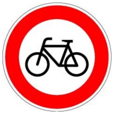 VKZ.254 Ronde 600mm Verbot für Radfahrer RAL-Gütezeichen Folie RA1 (1/2)