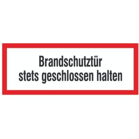 SafetyMarking Brandschutzschild Folie B297xH105 mm Brandschutztür geschl.h. langnachleuchtend (1/3)